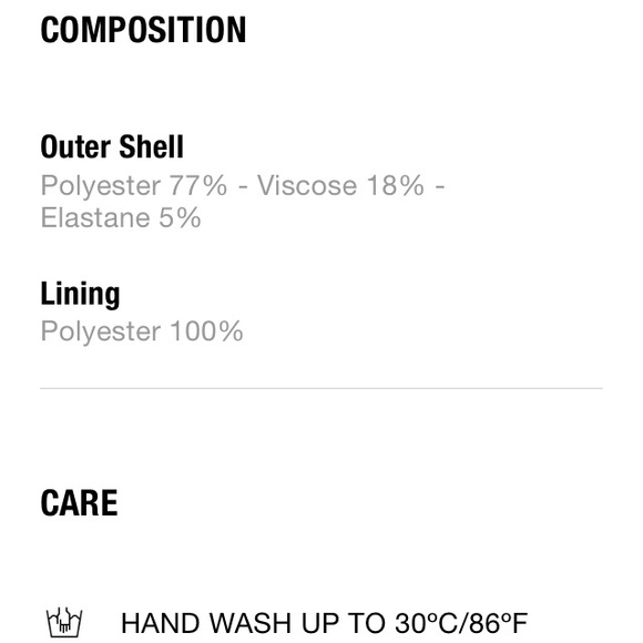 Zara 2 pieces matching set double breasted blazer vest & pants NWT - Picture 8 of 8